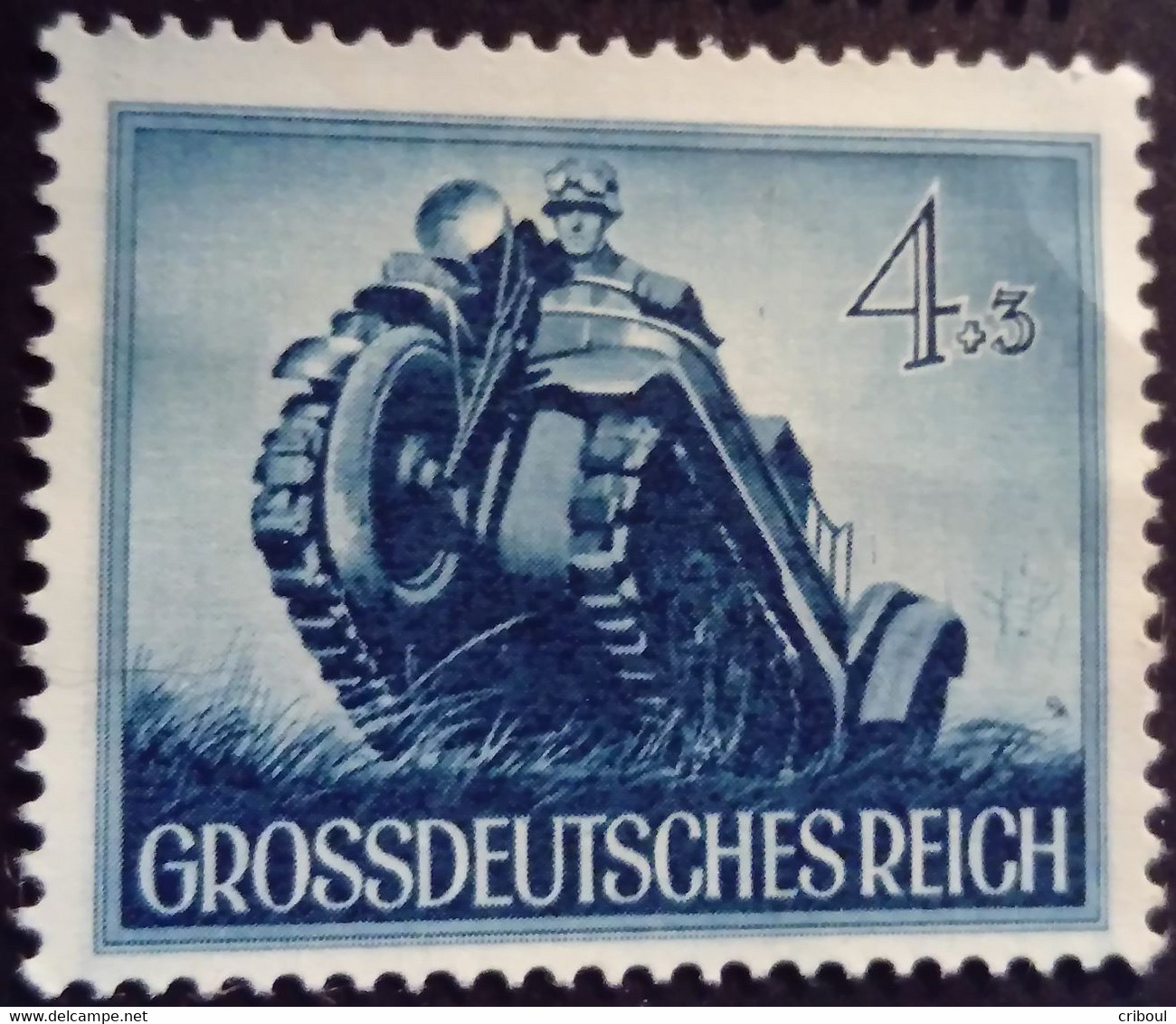 Allemagne Germany Deutschland 1944 Moto Chenille Yvert 792 (*) MNG - Nuevos