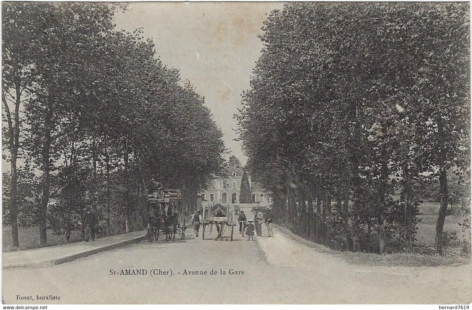 18  Saint Amand -  Montrond  Avenue De La Gare - Saint-Amand-Montrond