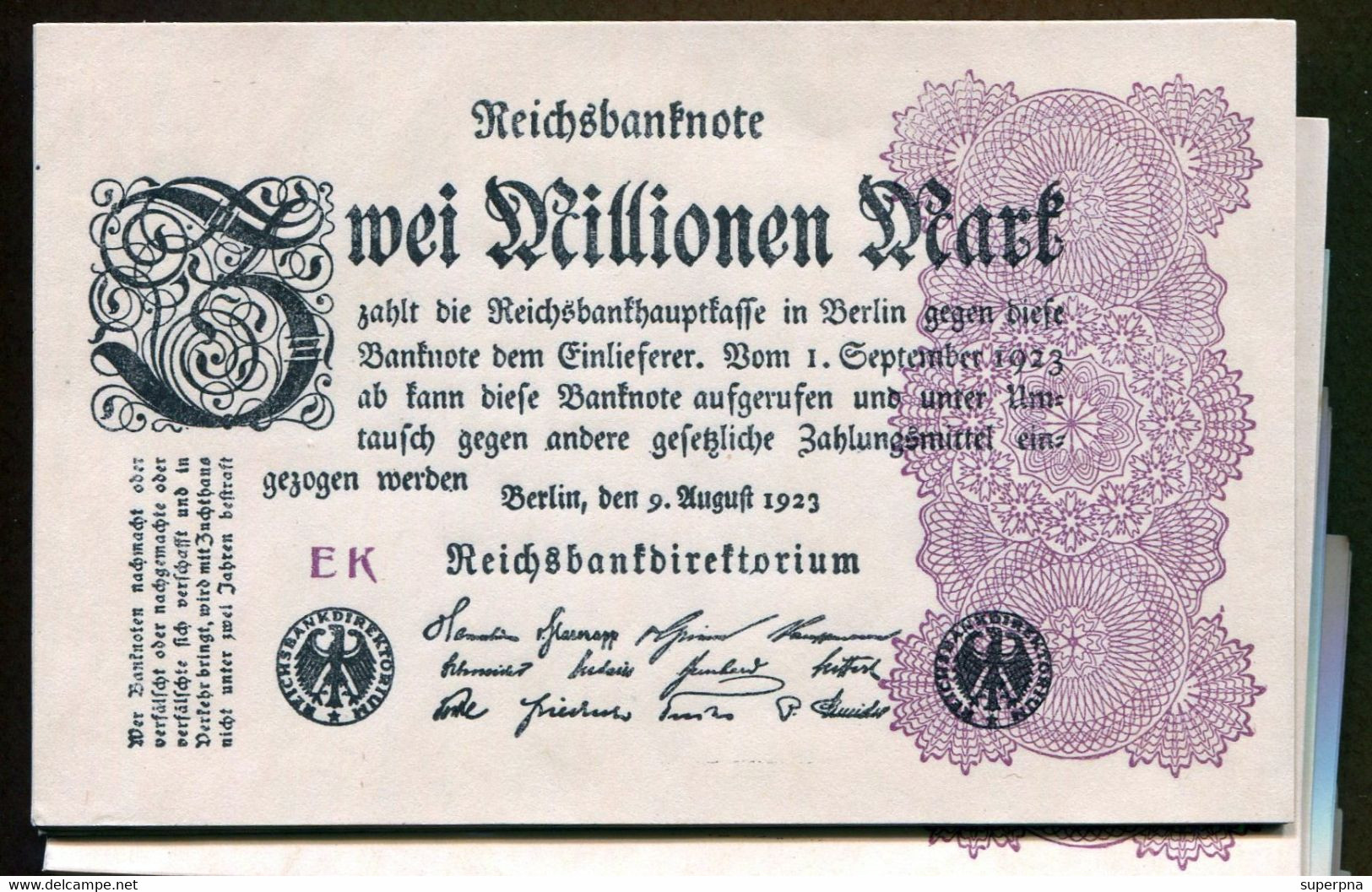 Lot De 150 " ZWEI MILLIONEN MARK "  (1923) - 2 Mio. Mark