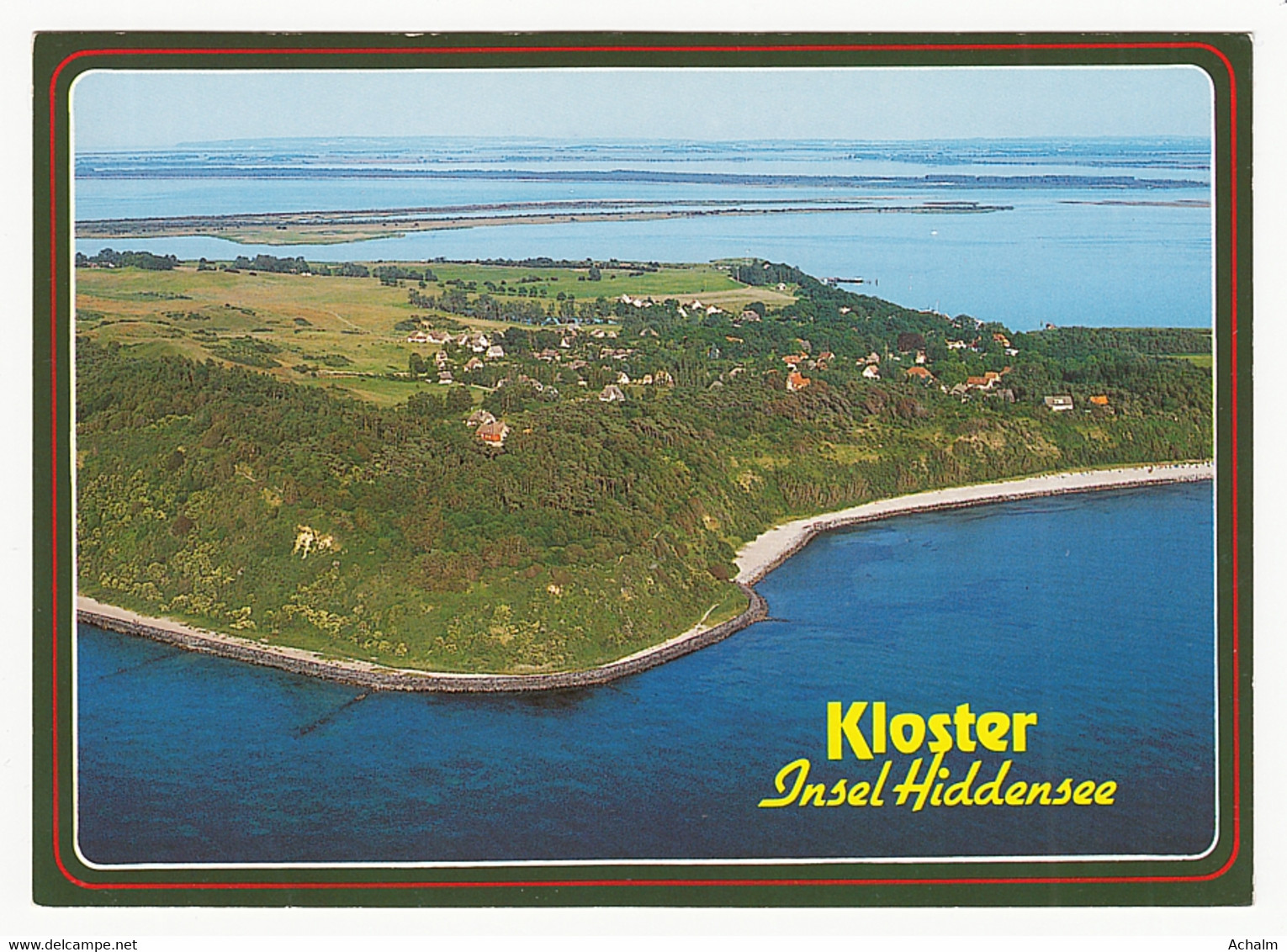 Insel Hiddensee - Ostseebad Kloster - Luftaufnahme - Hiddensee