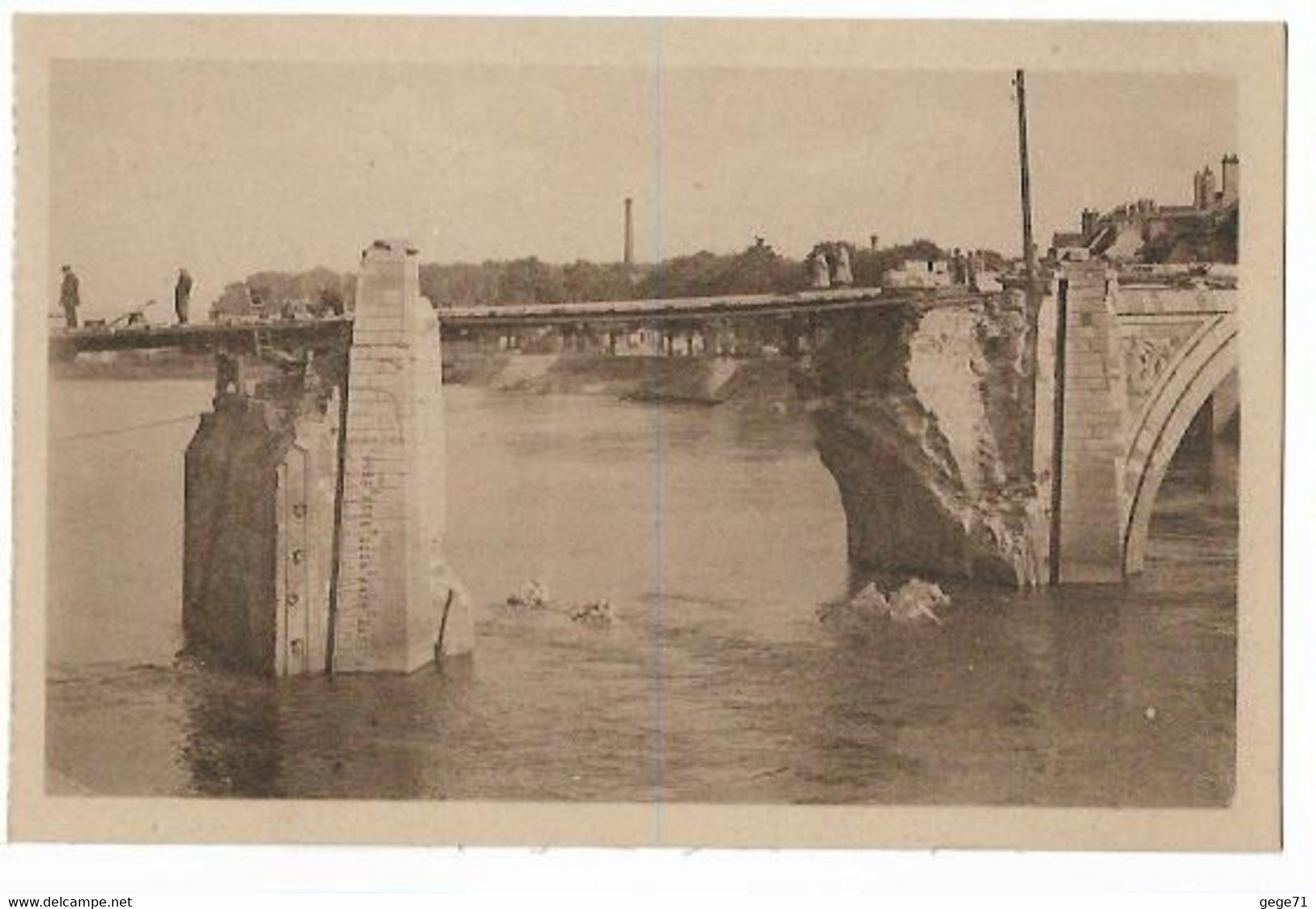 Chalon Sur Saone - Ww2 - Pont St Laurent Detruit - Chalon Sur Saone