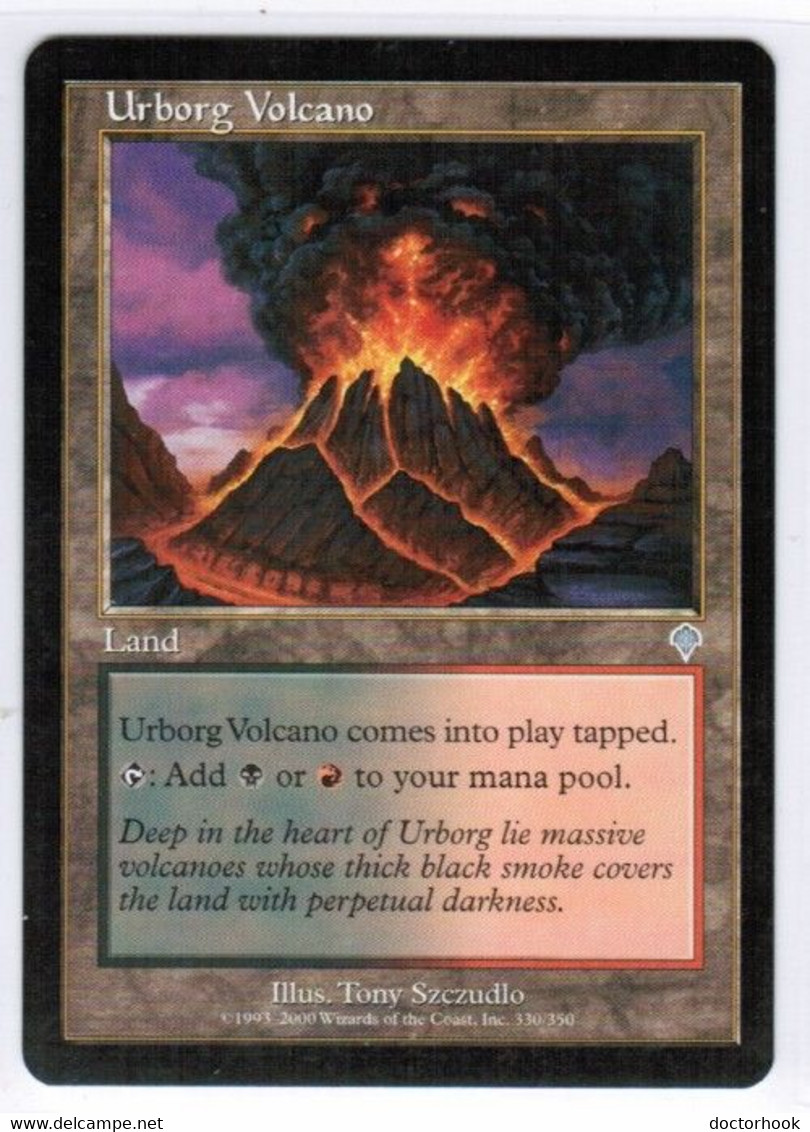 MAGIC The GATHERING  "URBORG VOLCANO"---INVASION (MTG-2-8) - Terrains