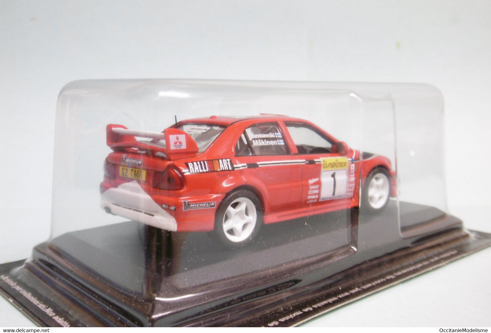 Altaya / Ixo - MITSUBISHI LANCER EVO VI Rallye Montecarlo 1999 T. Mäkinen - R. Mannisenmäki Neuf 1/43 - Rallye