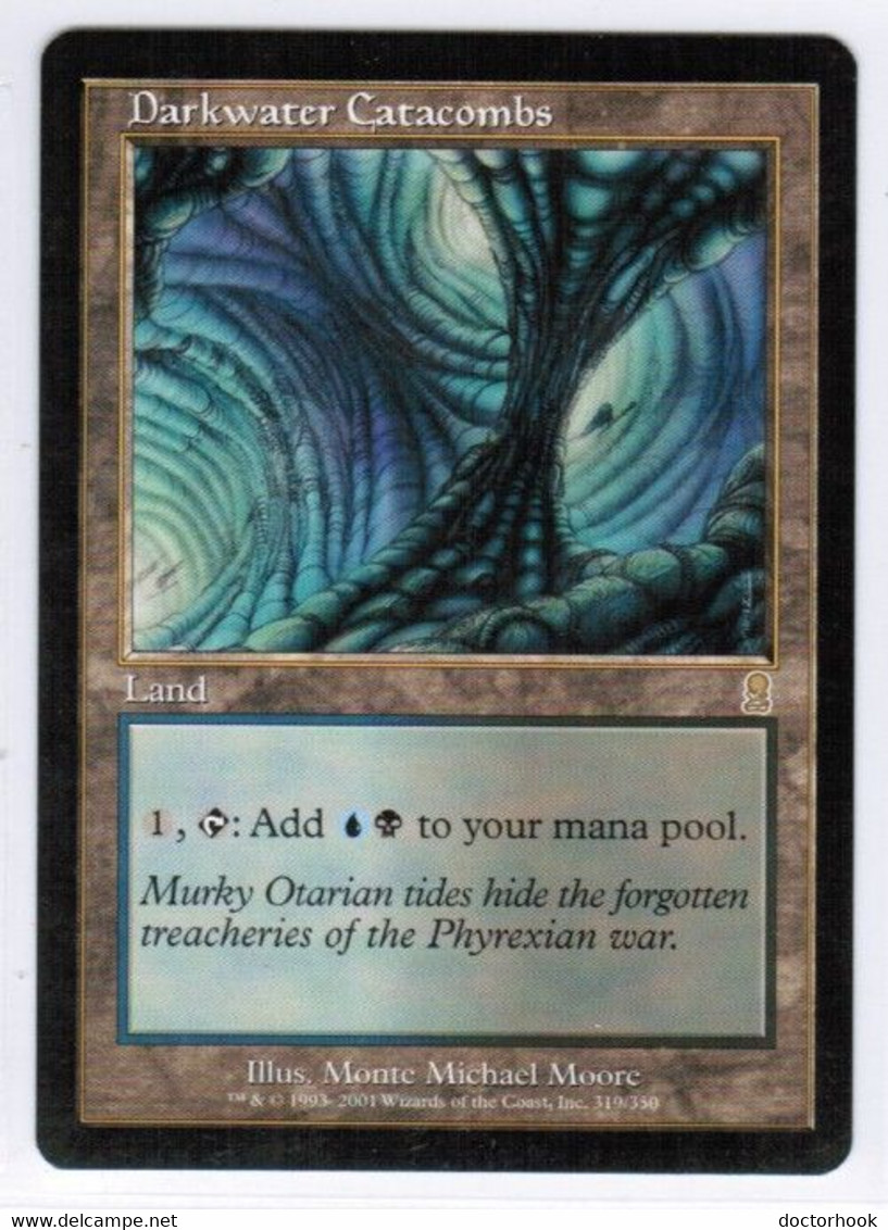 MAGIC The GATHERING  "DARKWATER CATACOMBS"---ODYSSEY (MTG-3-8) - Terrains