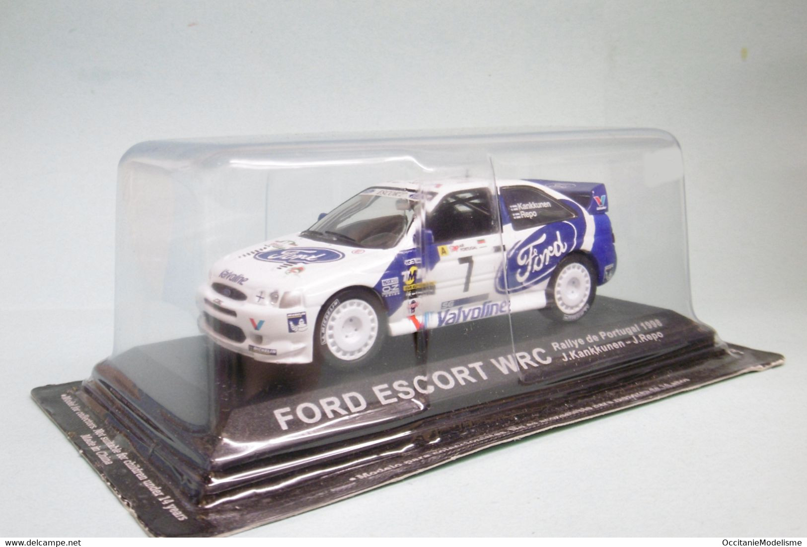 Altaya / Ixo - FORD FOCUS WRC Rallye Du Portugal 1998 J. Kankkunen - J. Repo Neuf 1/43 - Rallye