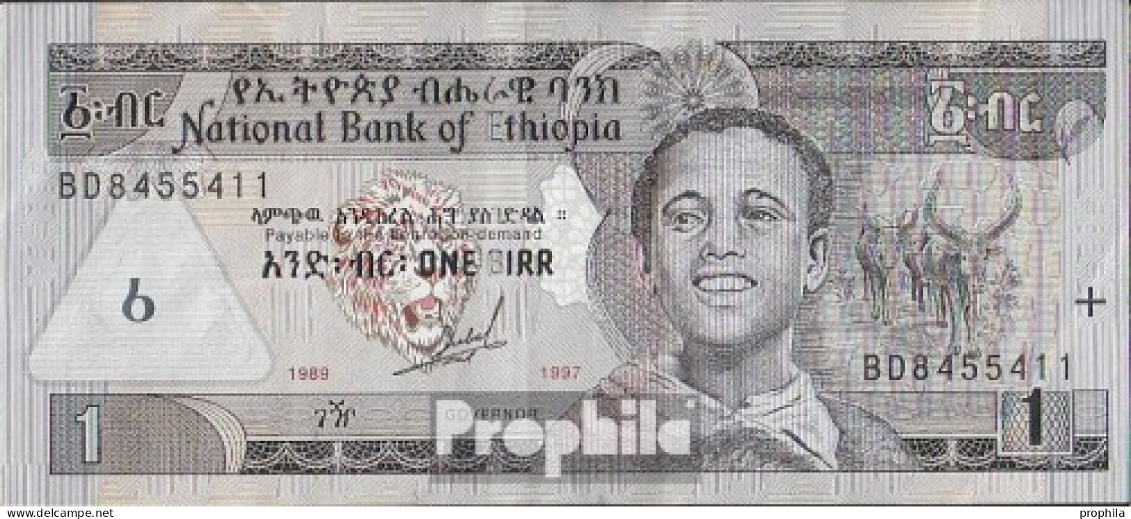 Äthiopien Pick-Nr: 46a Gebraucht (III) 1997 1 Birr - Etiopía