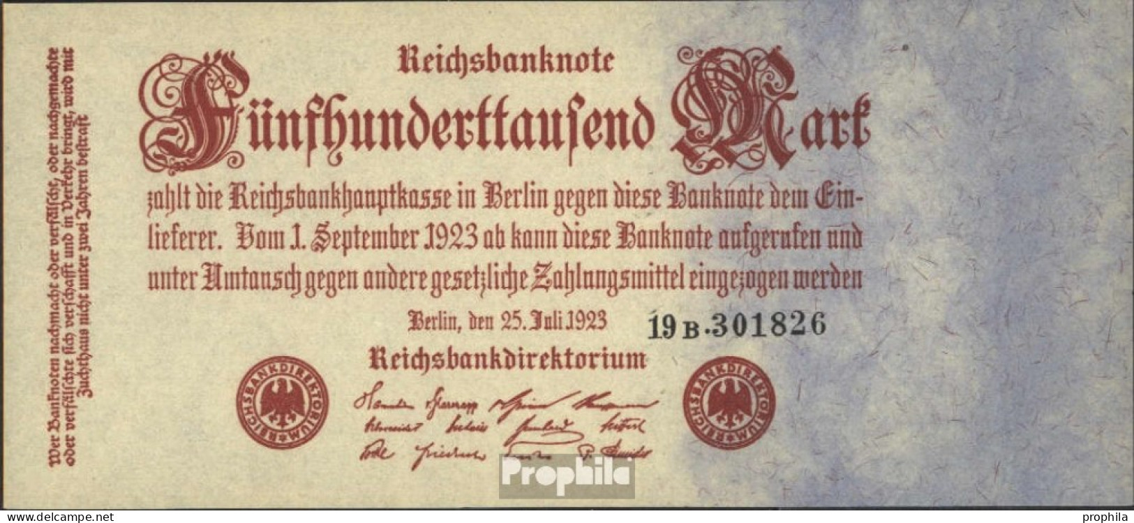 Deutsches Reich Rosenbg: 91b, Privatfirmendruck Gebraucht (III) 1923 500.000 Mark - 500.000 Mark