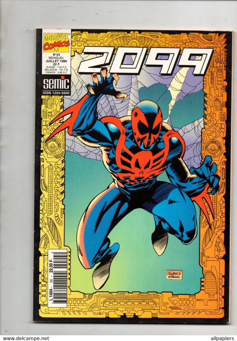 Comics 2099 N°24 Ghost Rider 7 - Spider-Man 25 - Doom 23 - X-Men 14 - éditions Semic De 1995 - Lug & Semic