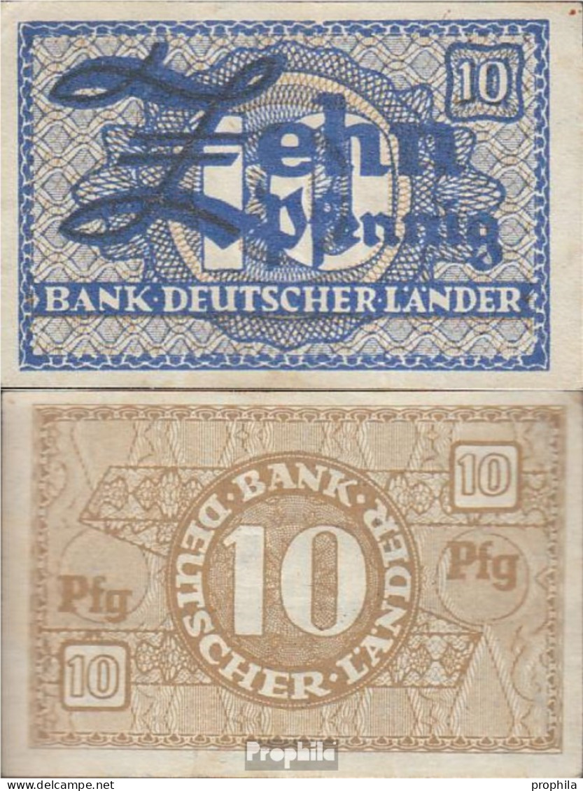 BRD (BR.Deutschland) Rosenbg: 251a Gebraucht (III) 1948 10 Pfennig - 10 Pfennig