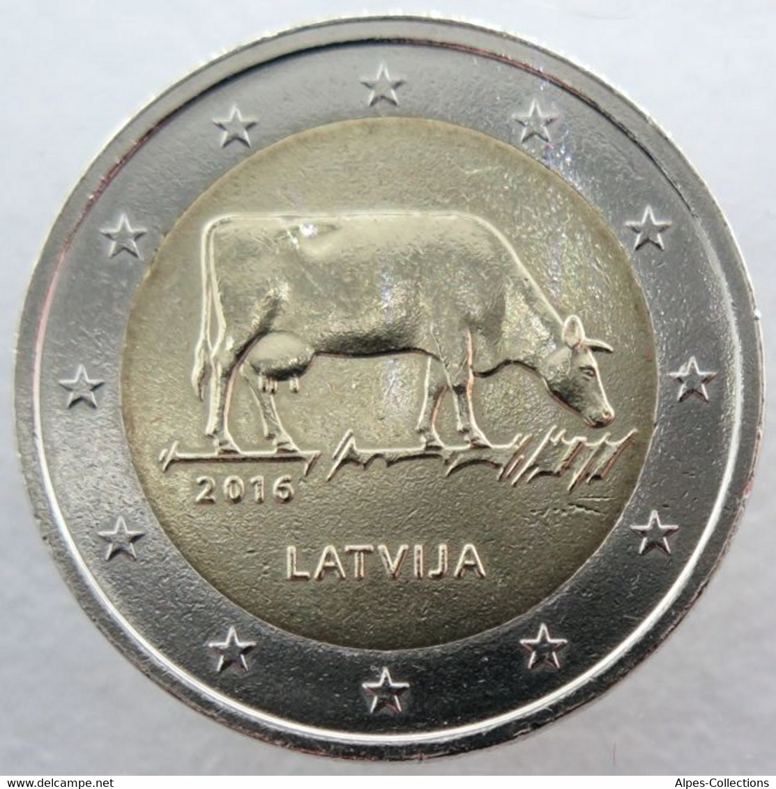 LE20016.1 - LETTONIE - 2 Euros Commémo. Industrie Agricole Lettone - 2016 - Lettland