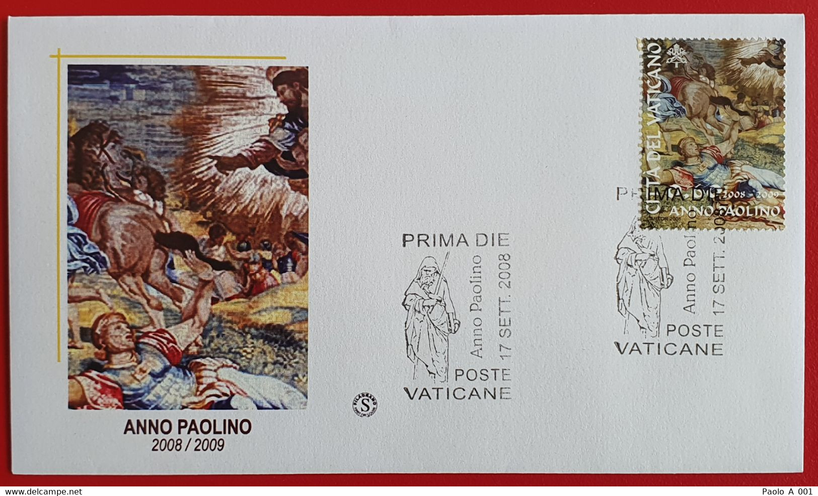 VATICANO VATIKAN VATICAN ANNO PAOLINO YEAR OF PAULUS JAHR FDC 2008 - Lettres & Documents