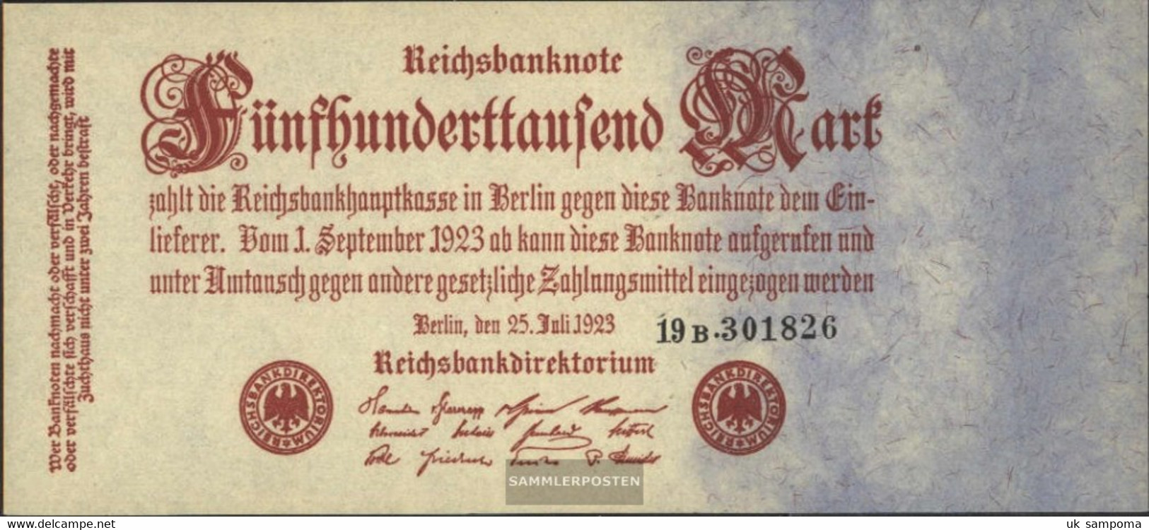 German Empire Rosenbg: 91b, Privatfirmendruck Used (III) 1923 500.000 Mark - 500000 Mark
