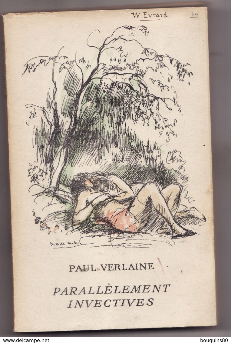 PARALLELEMENT INVECTIVES De PAUL VERLAINE 1954 Avec Jaquette - Auteurs Français