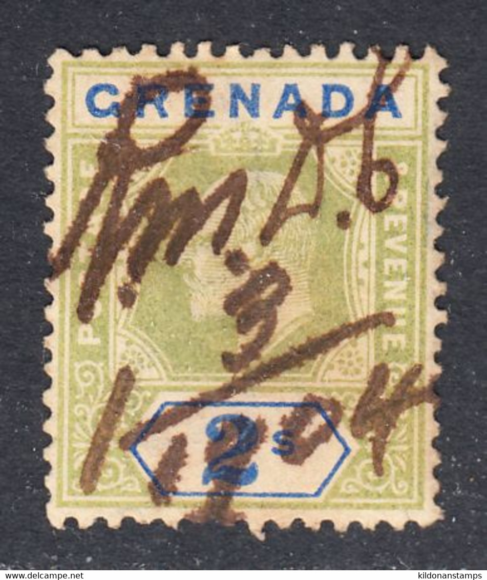 Grenada 1902 Cancelled, Wmk CA, Sc# ,SG 64 - Grenade (...-1974)