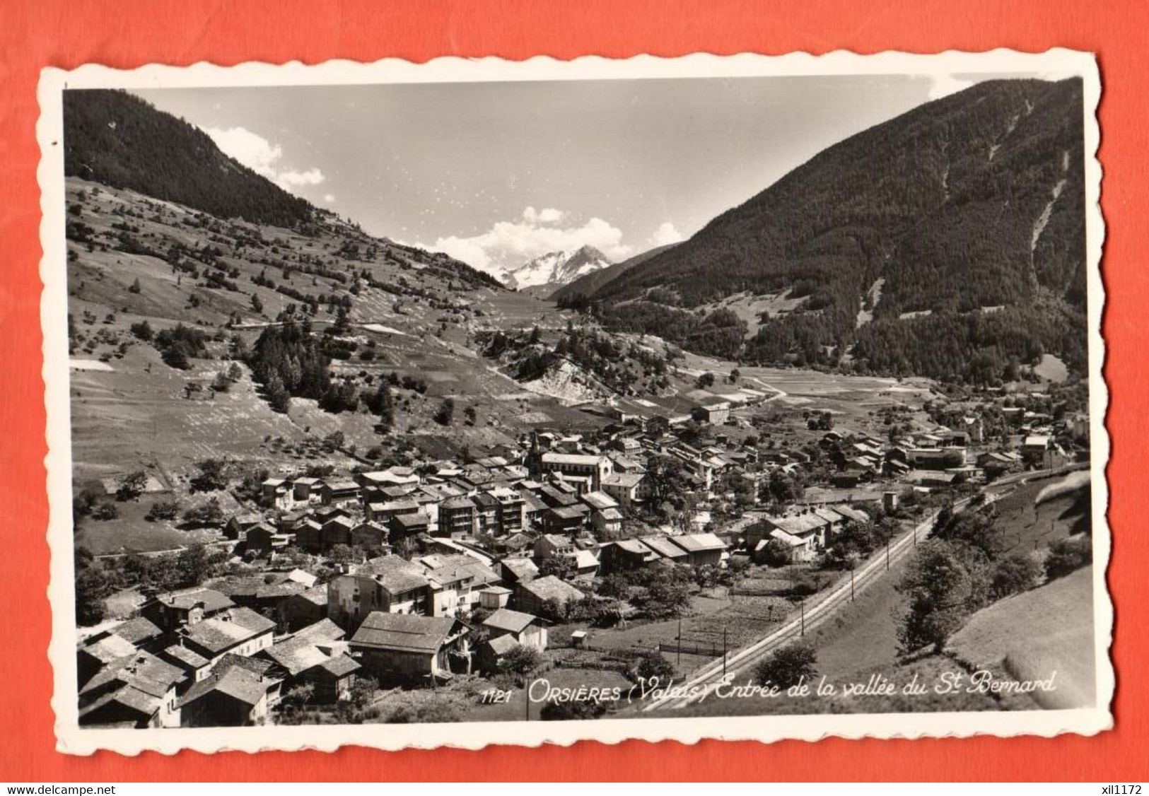 ZCI-02 Orsières Entremont, Entrée De La Vallée De Grand-St-Bernard Circulé 1964  Perrochet 1121 - Orsières