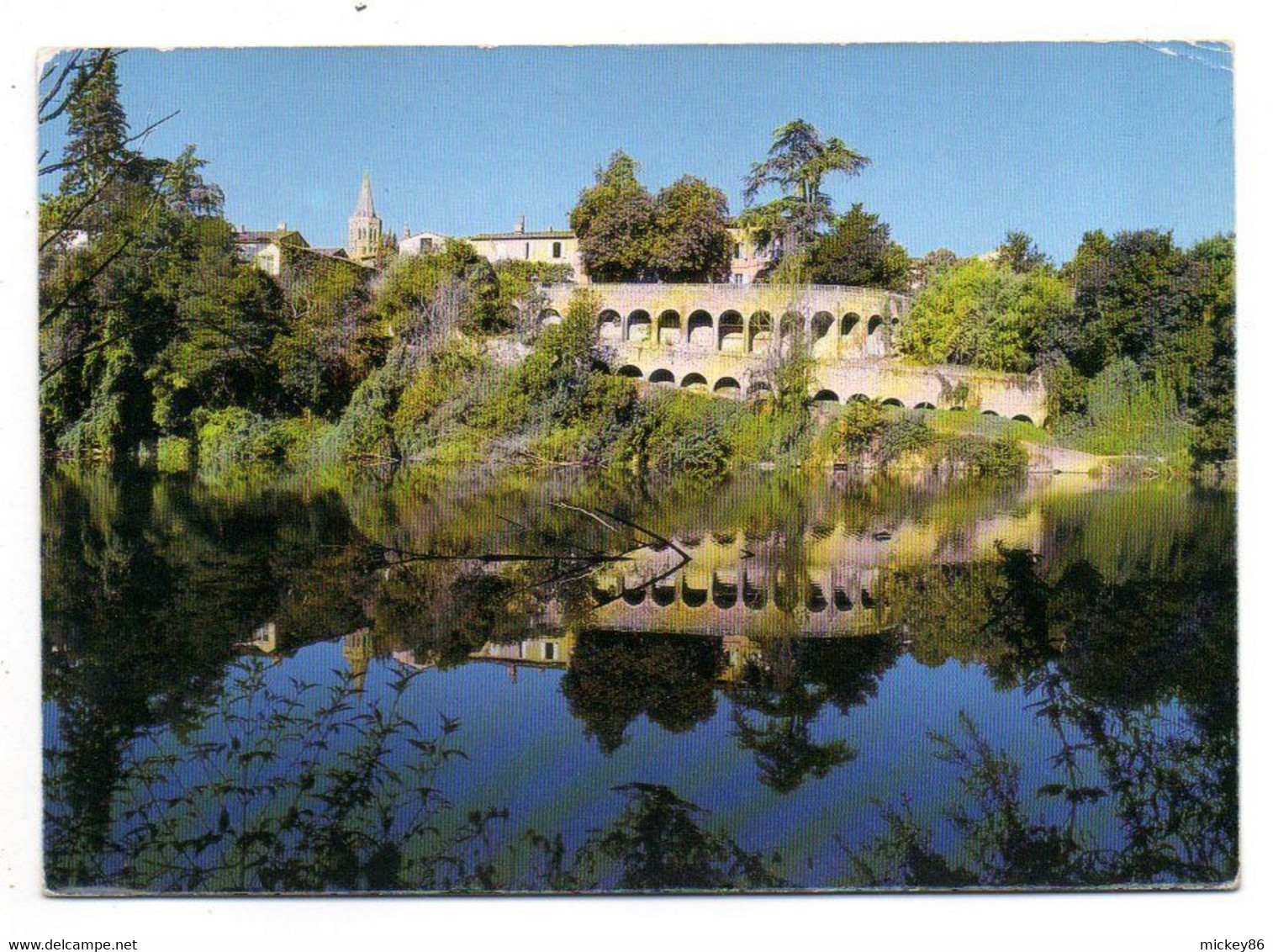 LISLE SUR TARN --1993-- Les Fortifications Sur Le Tarn Et Palais Des Consuls......timbre--cachet.....à  Saisir - Lisle Sur Tarn