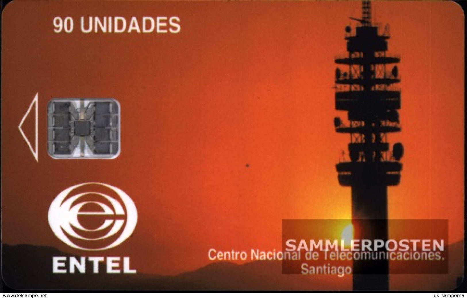 Chile 3 90 Unidades Used Telecommunications - Chile