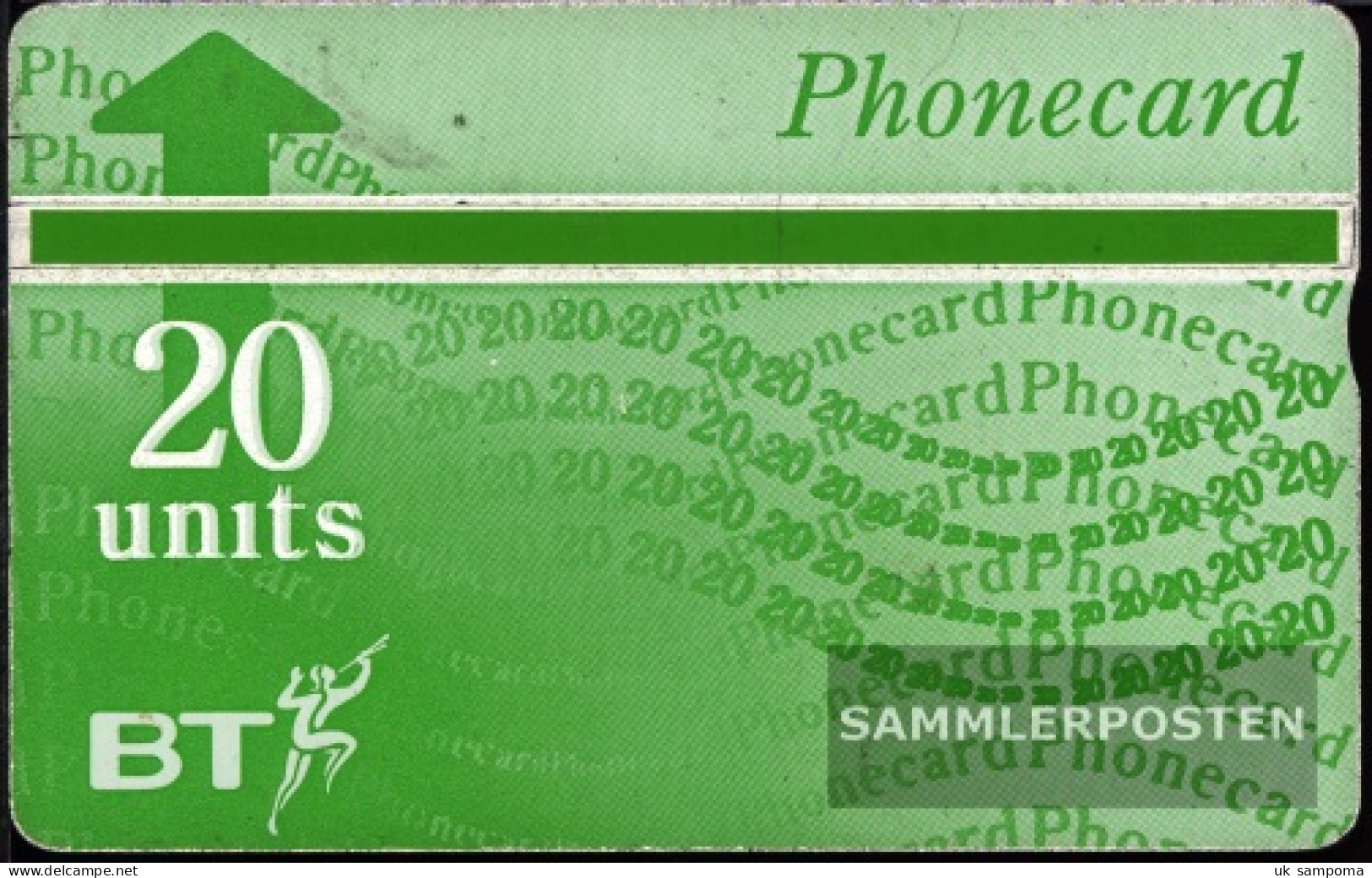 United Kingdom 780 20 Units, Green Magnetstreifen Used 1992 Phonecard - Altri & Non Classificati