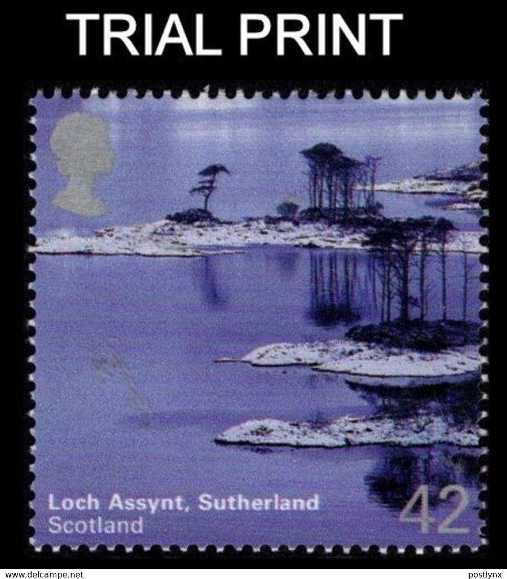 GREAT BRITAIN 2003 Loch Assynt Scotland Lake 42p (2nd) TRIAL:alt.value - Essays, Proofs & Reprints