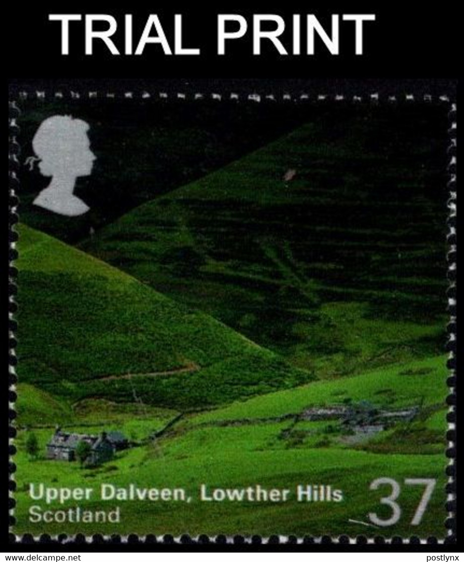 GREAT BRITAIN 2003 Lowther Hills Scotland 37p (42p) TRIAL:alt.value - Ensayos, Pruebas & Reimpresiones