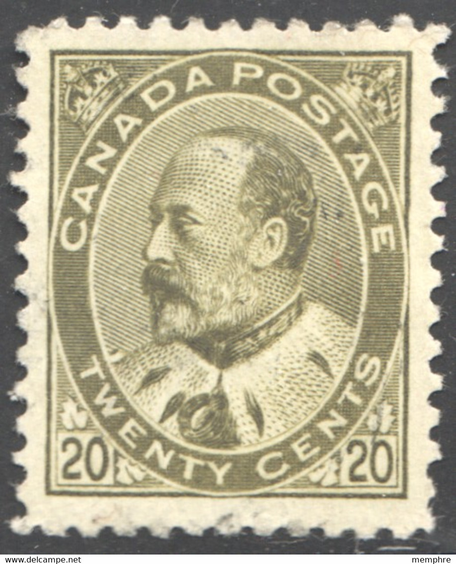 1903  Edward VII  20 ¢     Scott 94  NG (*) - Nuovi