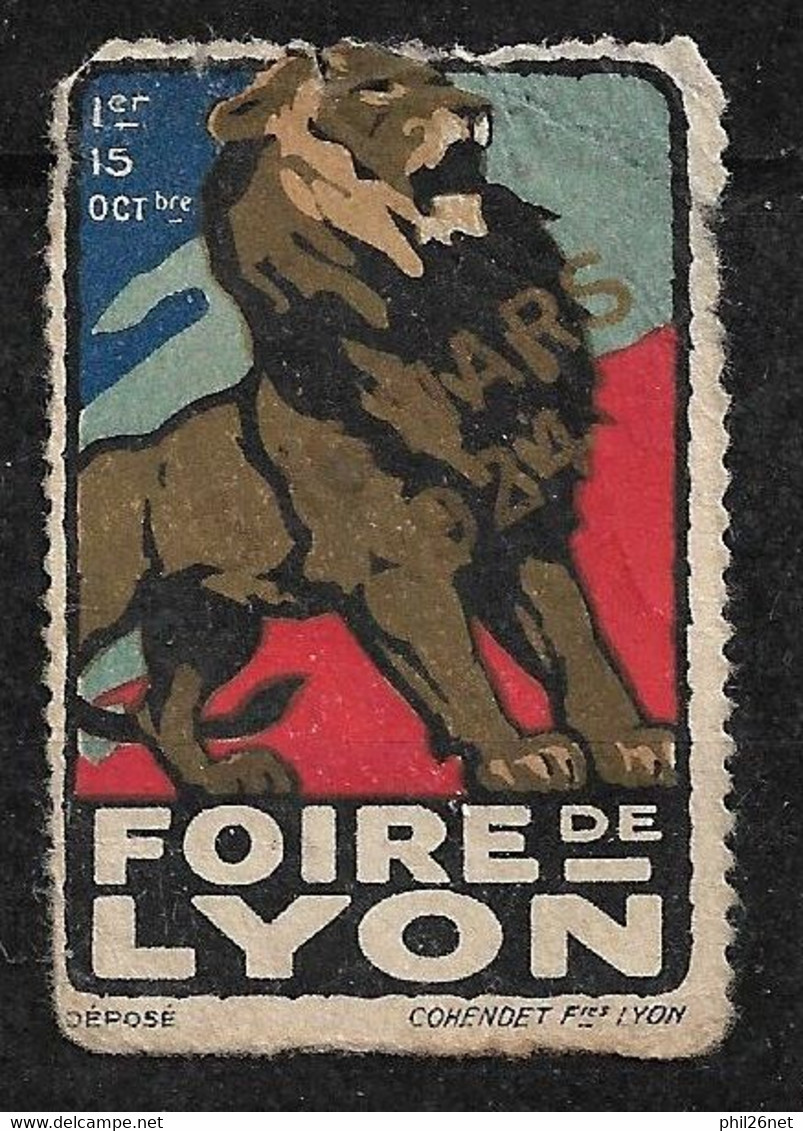 France  Vignette " Foire De Lyon 1er Au  15 Octobre 1924  "     Neuf  AB   - Turismo (Viñetas)