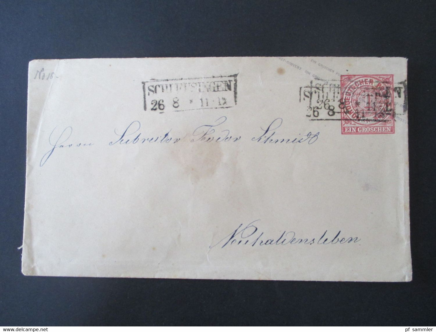 NDP 1868 / 71 21 Belege / GA Umschläge + 1 VS einige Ostpreussen Stempel Posen teilweise signatur Flemming