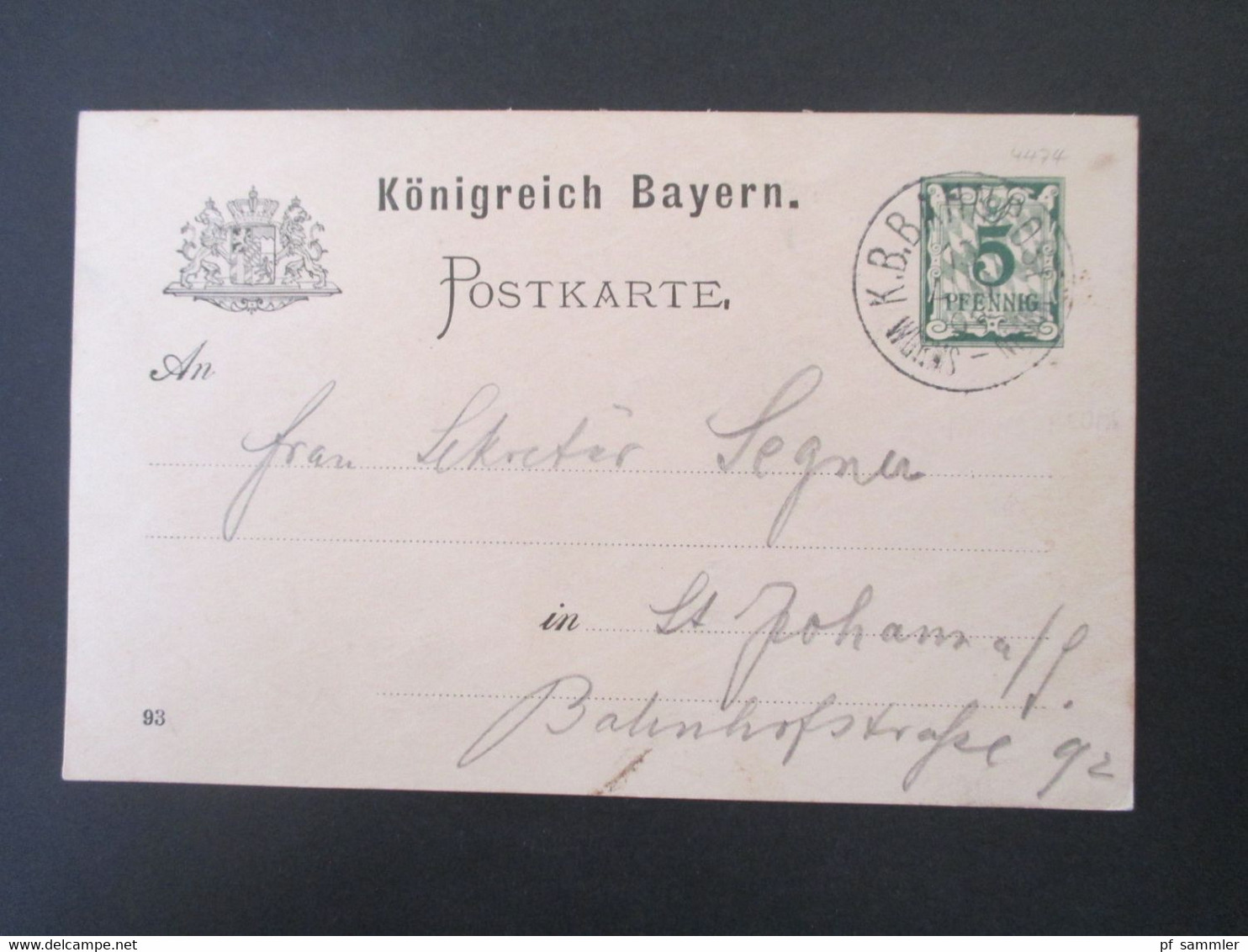 AD Bayern Ganzsachen Posten Ab Ca. 1875 Insgesamt 30 Stück. Stöberposten! Auch Bahnpost Stp. Und 1x Doppelkarte - Ganzsachen