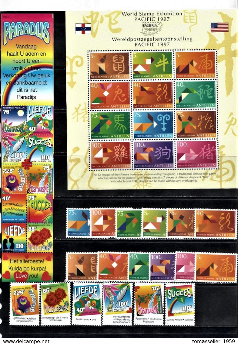 Netherlands Antilies  7 YEARS (1994 -1995-1997-1998-1999-2000-.2002 Y.y.) .MNH - Curacao, Netherlands Antilles, Aruba