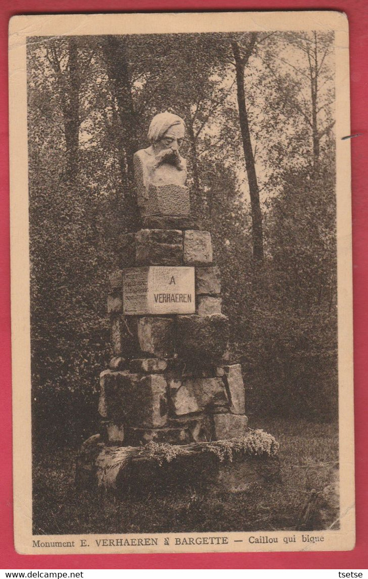 Roisin - Monument E. Verhaeren - 1939 ( Voir Verso , Cachet Du Musée ) - Honnelles