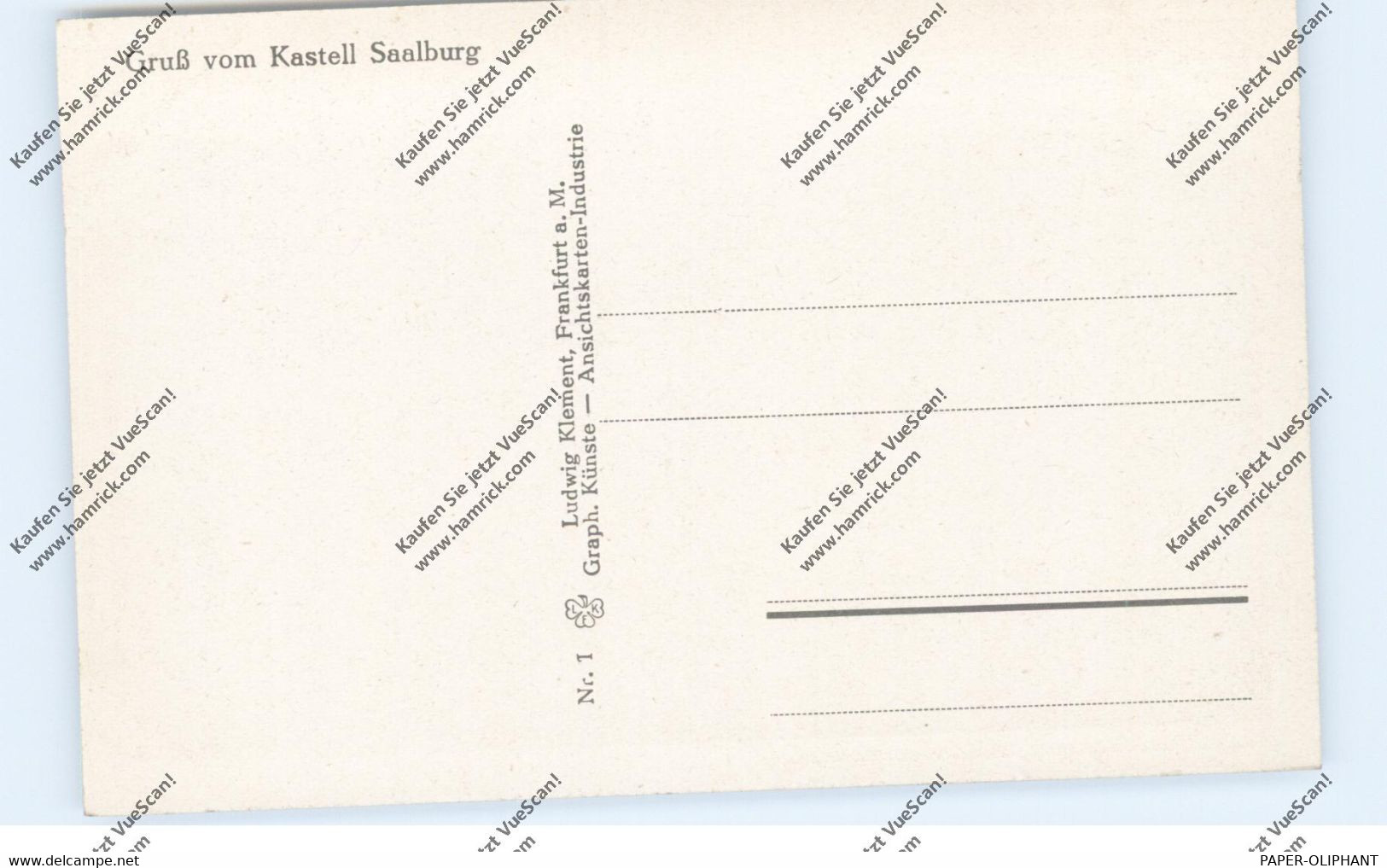 6380 BAD HOMBURG, Saalburg, Gesamtansicht - Saalburg