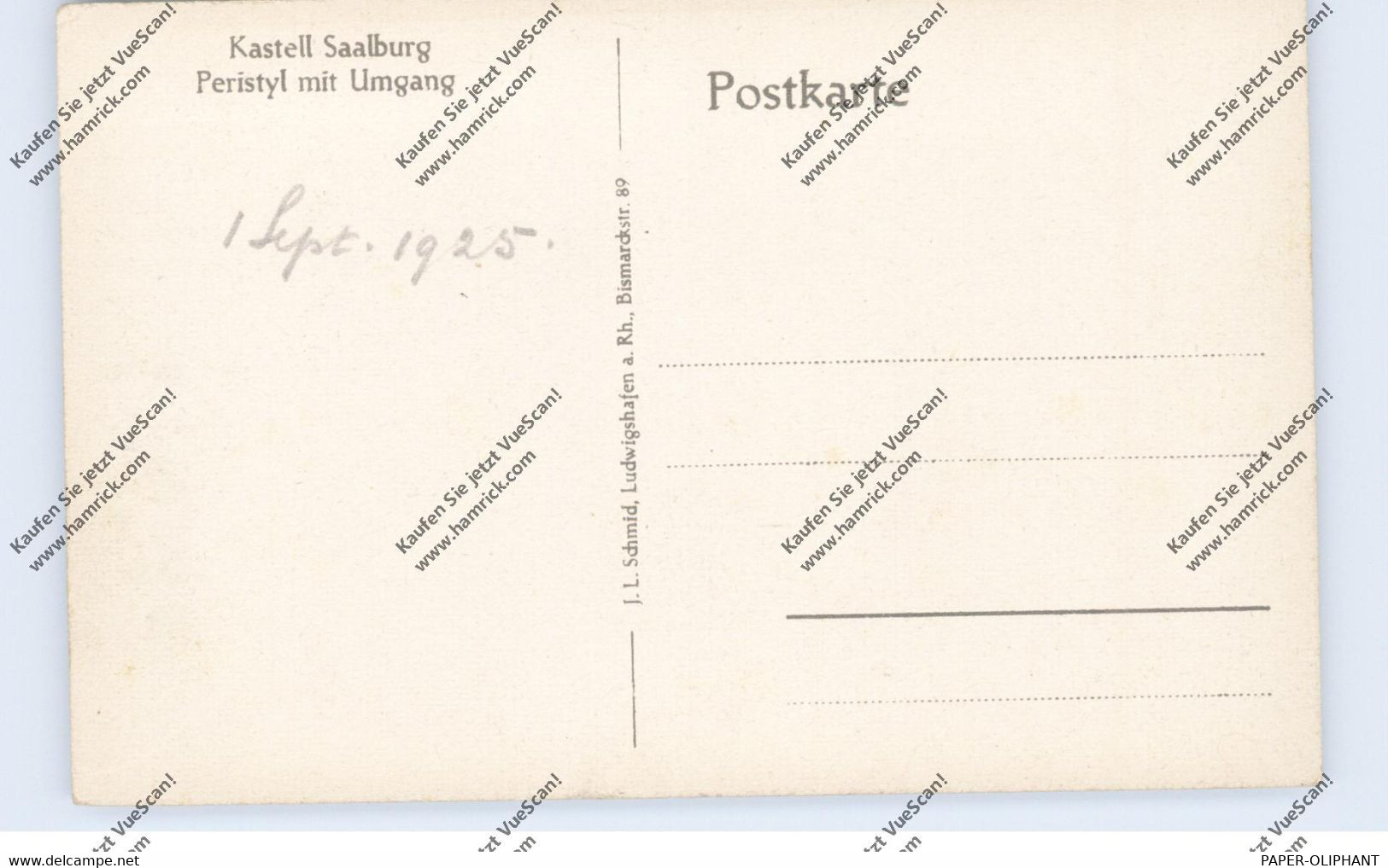 6380 BAD HOMBURG, Saalburg, Peristyl Und Umgang - Saalburg