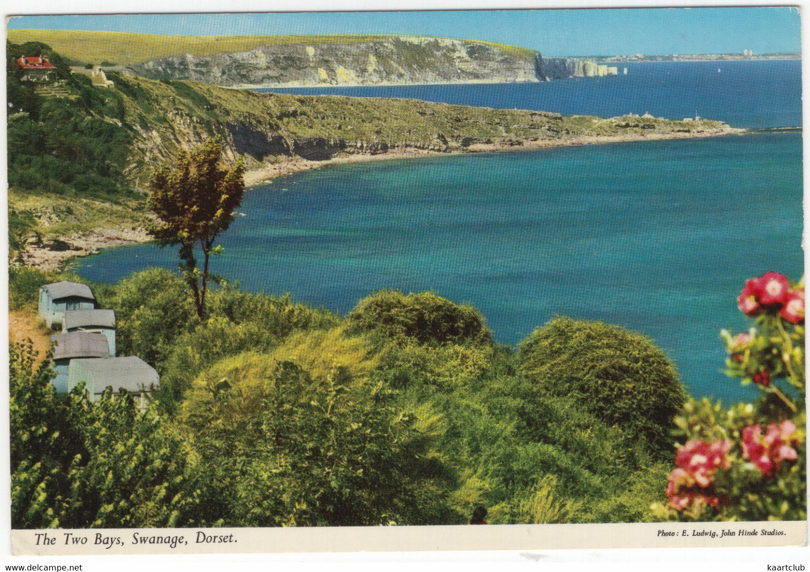 The Two Bays, Swanage,  Dorset - (John Hinde Original) - Caravaning - Swanage