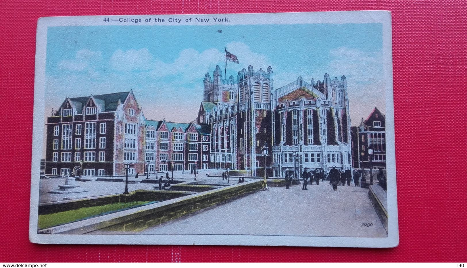 College Of The City Of New York.Amsterdam Avenue.T 10 Centimes-sent To SHS(Ljubljana) - Education, Schools And Universities