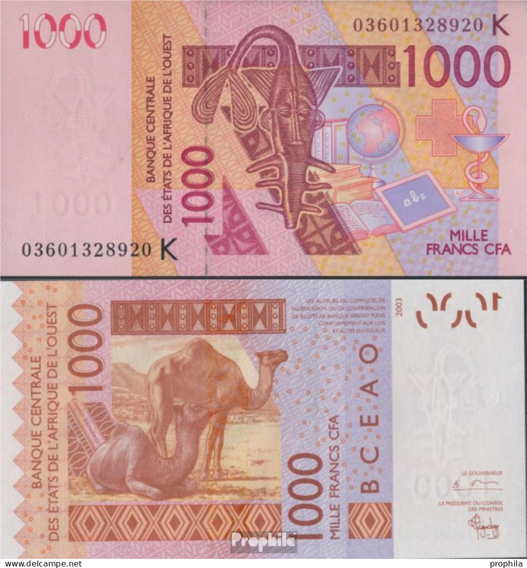Senegal Pick-Nr: 715K A Bankfrisch 2003 1.000 Francs - Sénégal