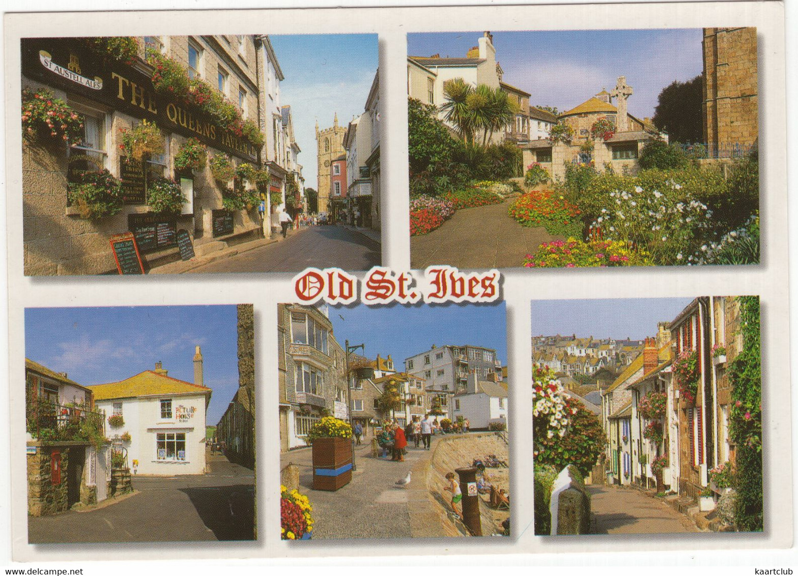 Old St. Ives - 'The Queens Tavern' - (John Hinde Original) - Cornwall - St.Ives