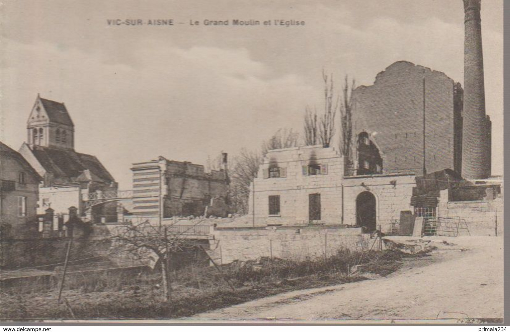 VIC SUR AISNE - LE GRAND MOULIN - Vic Sur Aisne