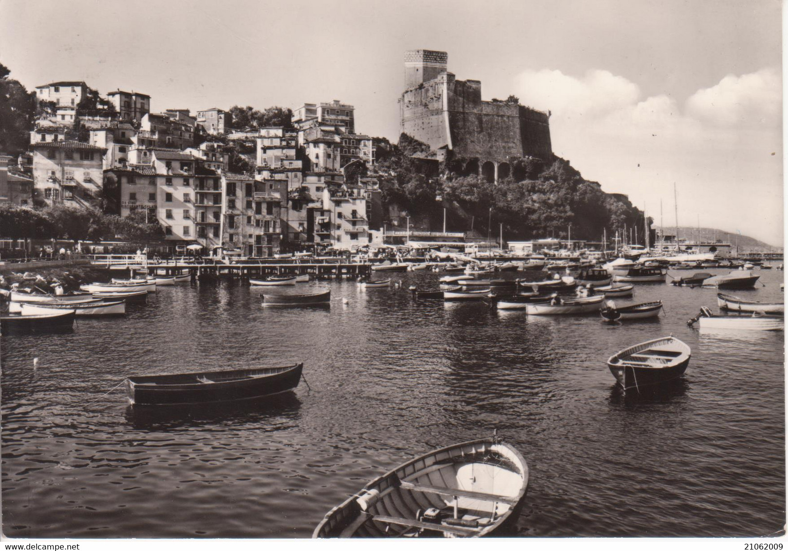 LERICI - IL PORTO, SULLO SFONDO IL CASTELLO - NAVI SHIPS BARCHE - VIAGGIATA 1964 - Other & Unclassified