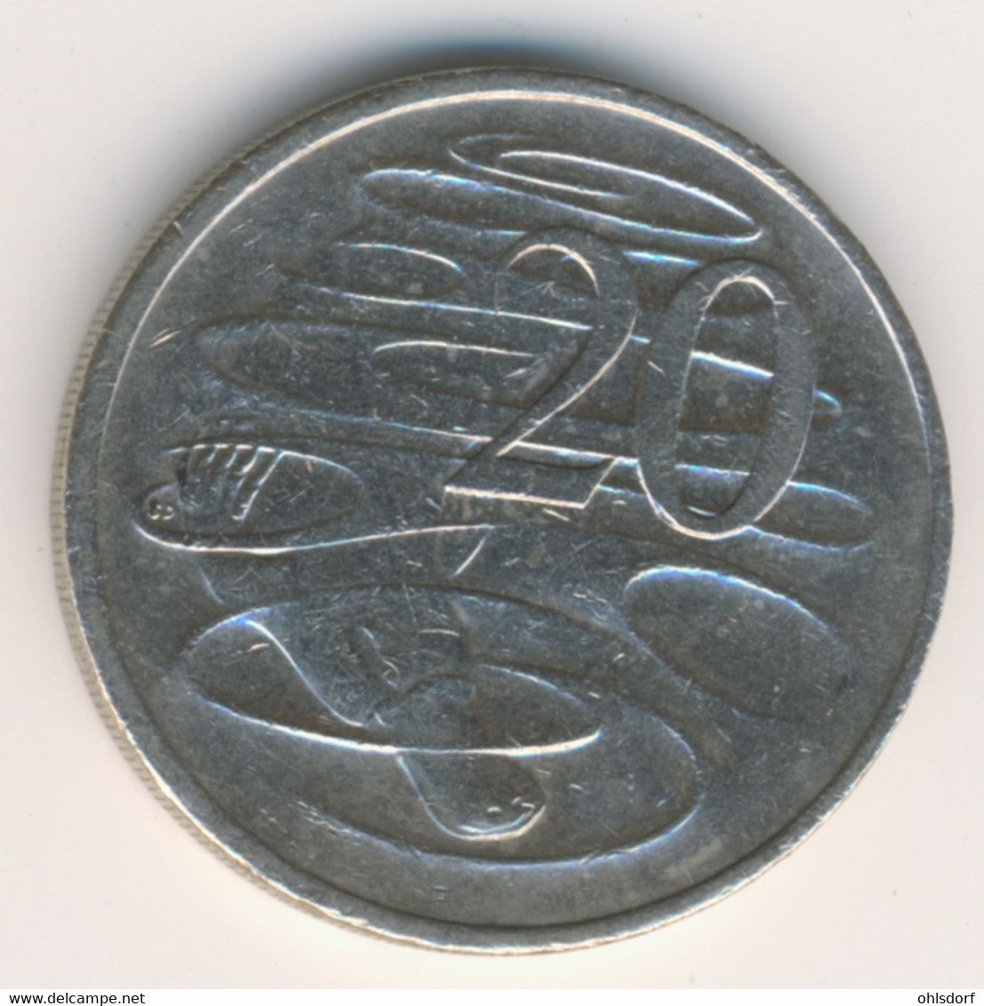 AUSTRALIA 2001: 20 Cents, KM 403 - 20 Cents