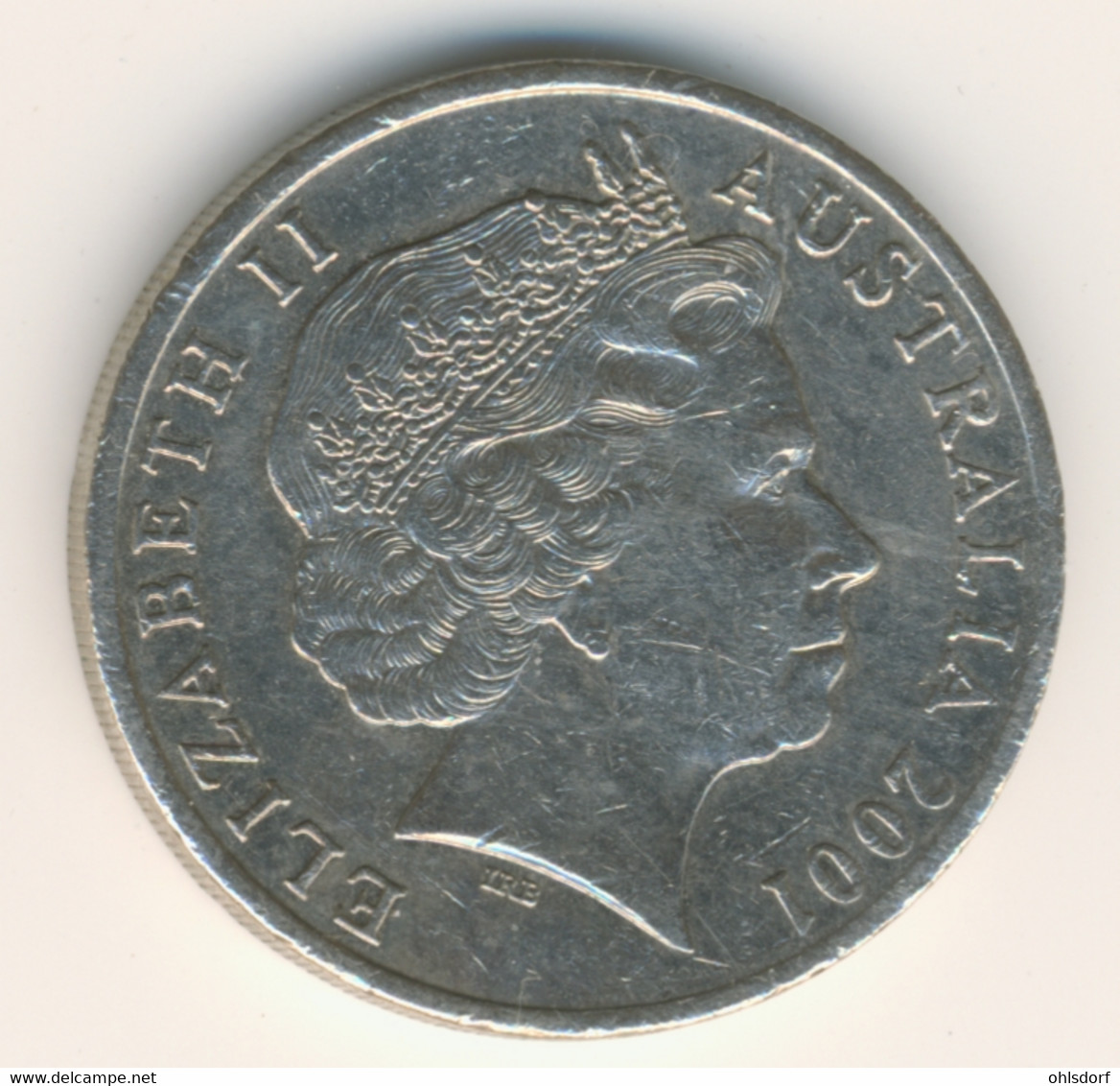 AUSTRALIA 2001: 20 Cents, KM 403 - 20 Cents