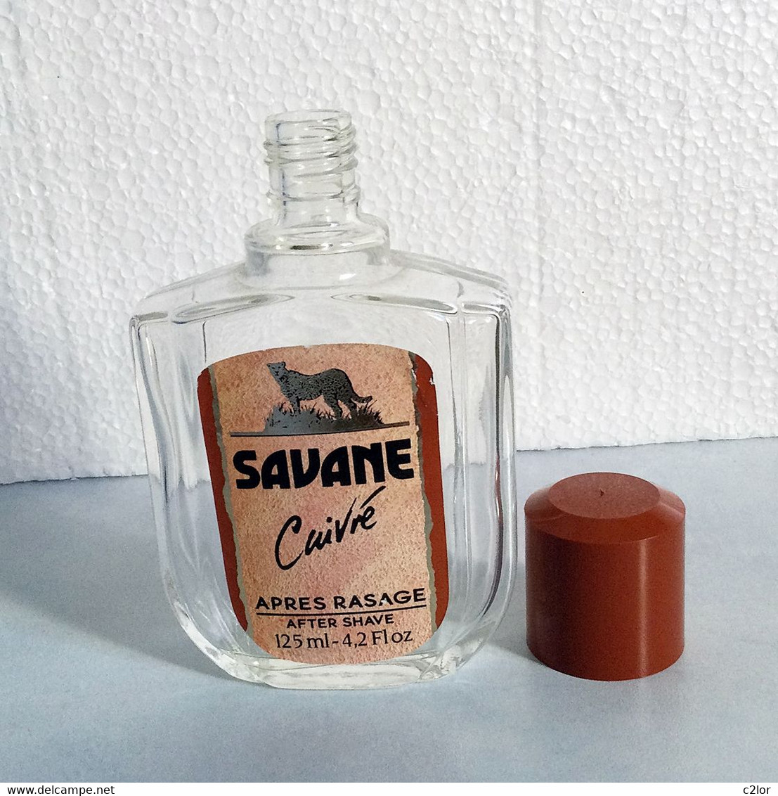 Flacon Avec Bouchon "SAVANE "  After Shave 125 Ml  VIDE/EMPTY - Flakons (leer)