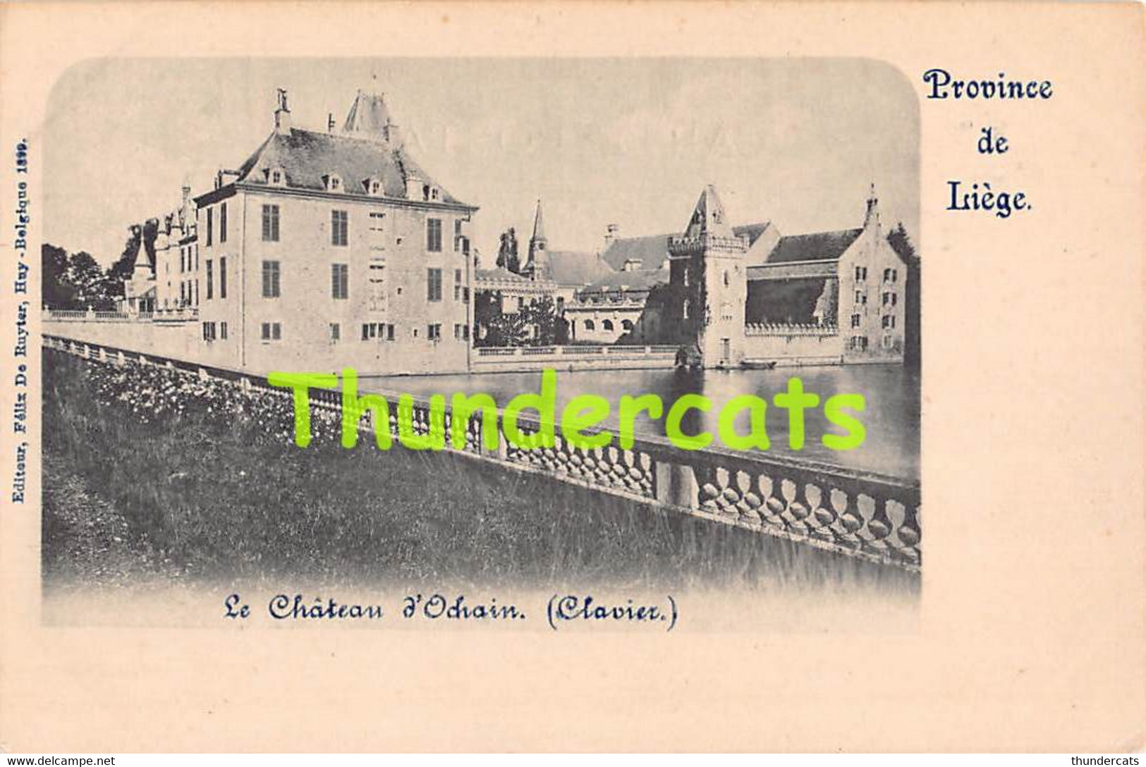 CPA LE CHATEAU D'OCHAIN CLAVIER PROVINCE DE LIEGE - Clavier