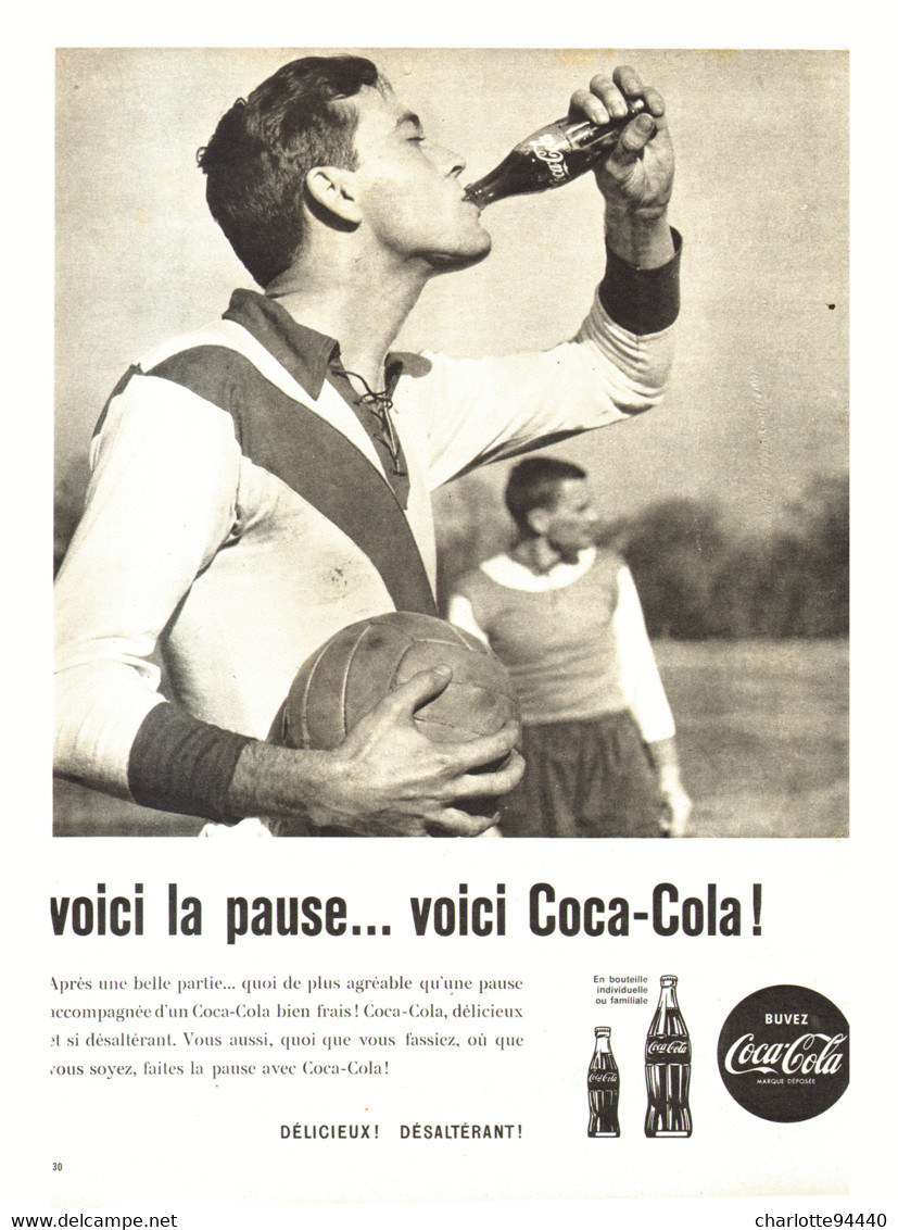 PUB    " COCA COLA  "  1960  ( 15 ) - Affiches Publicitaires