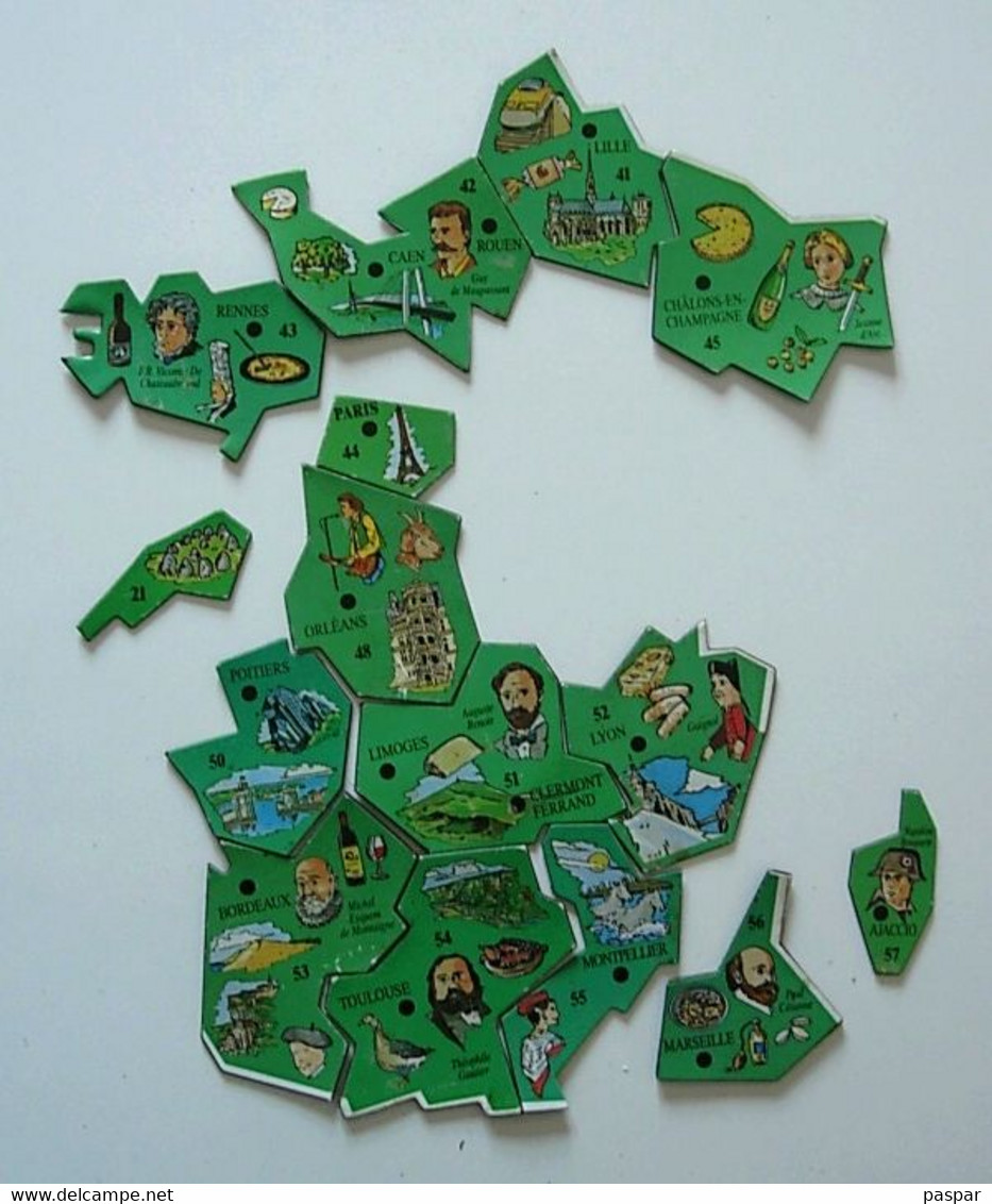 Lot 16 Magnets LE GAULOIS Villes D'Europe Françaises France - Vente à L'unité Au Choix Possible - Tourism