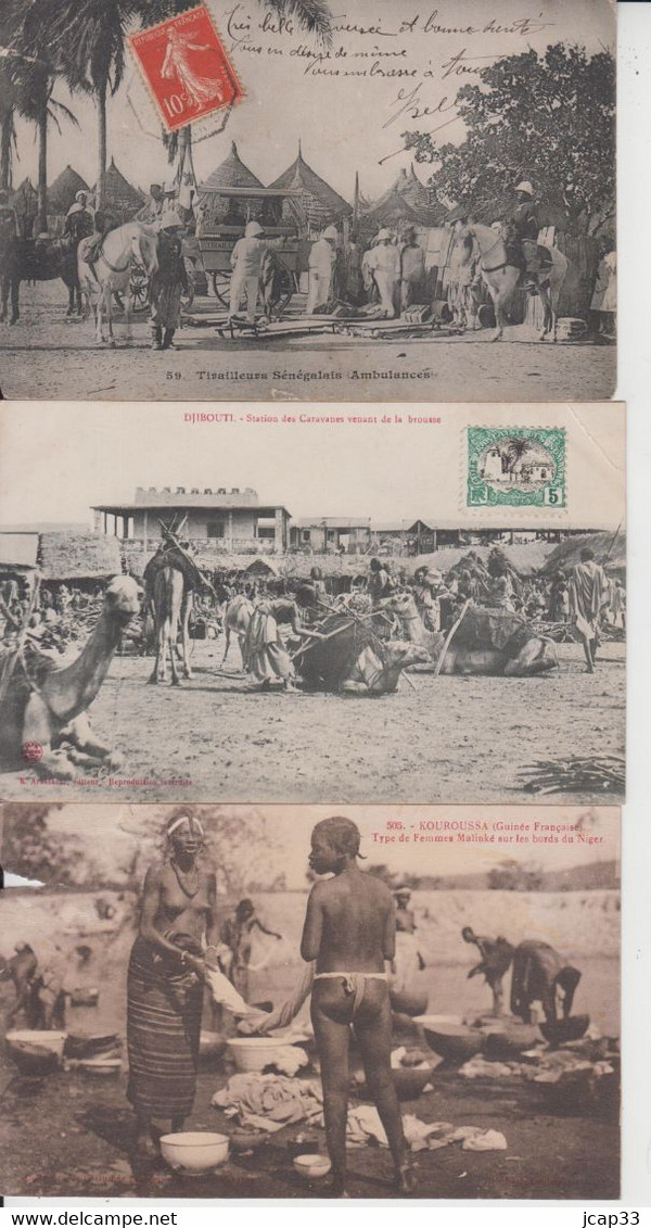 LOT DE 50 CARTES AVEC DEFAUTS  -  Voir Qqes Ex En Scans  -  AFRIQUE  - - 5 - 99 Postkaarten