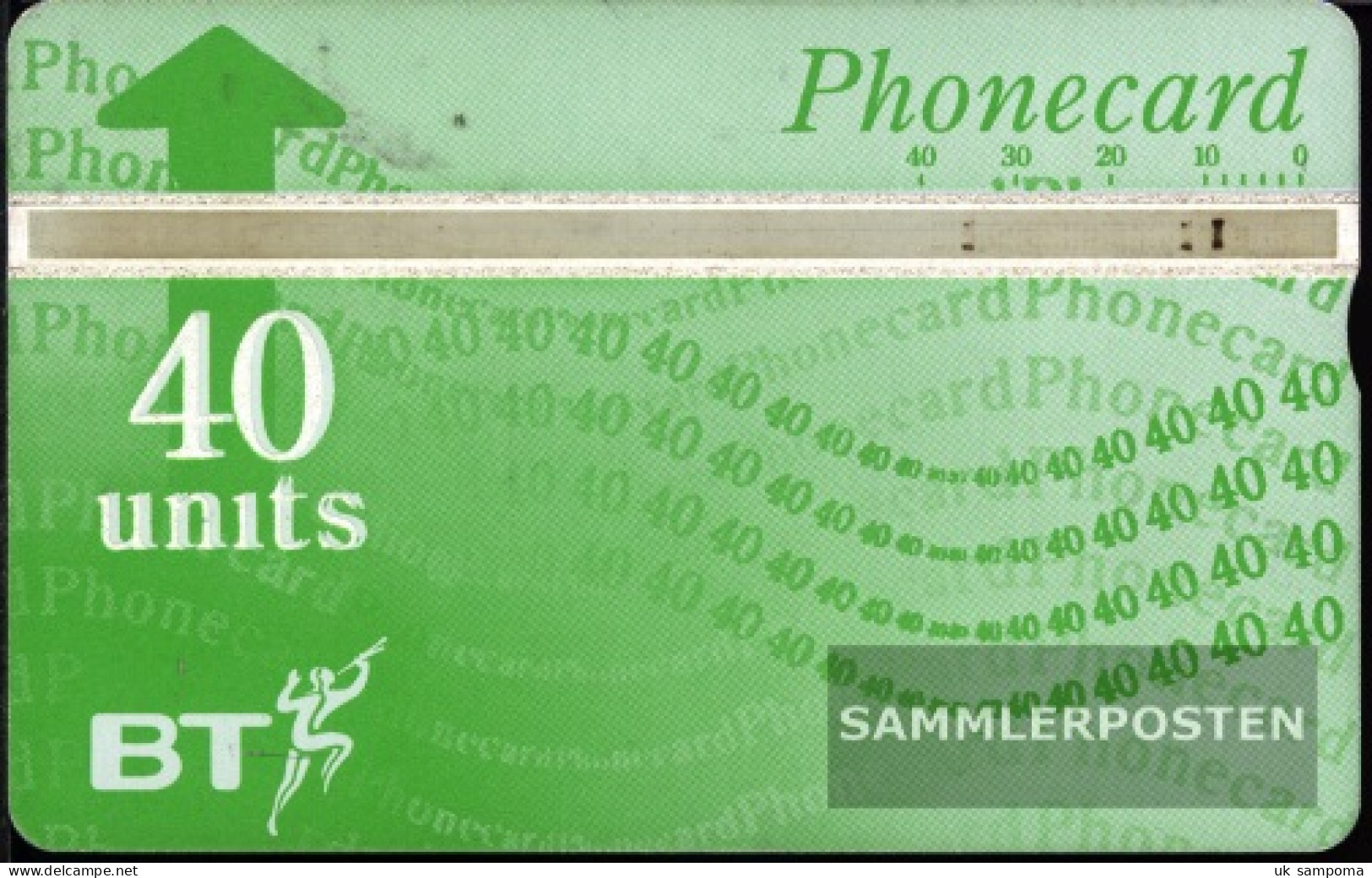 United Kingdom 800 40 Units, White Magnetstreifen Used 1992 Phonecard - Altri & Non Classificati