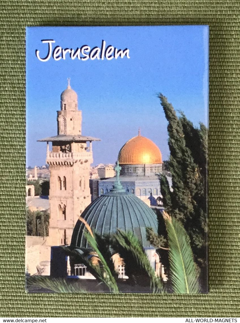 Jerusalem Old City Souvenir Fridge Magnet, Jerusalem - Magnets