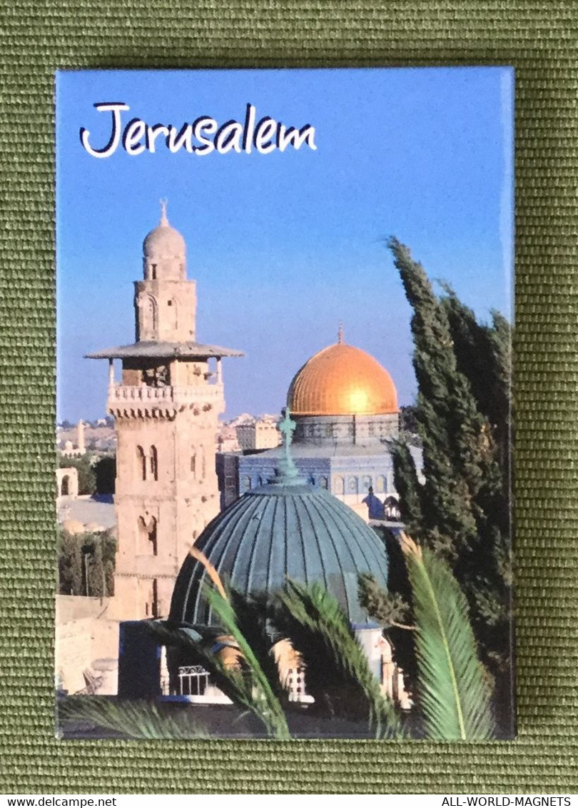 Jerusalem Old City Souvenir Fridge Magnet, Jerusalem - Magnetos