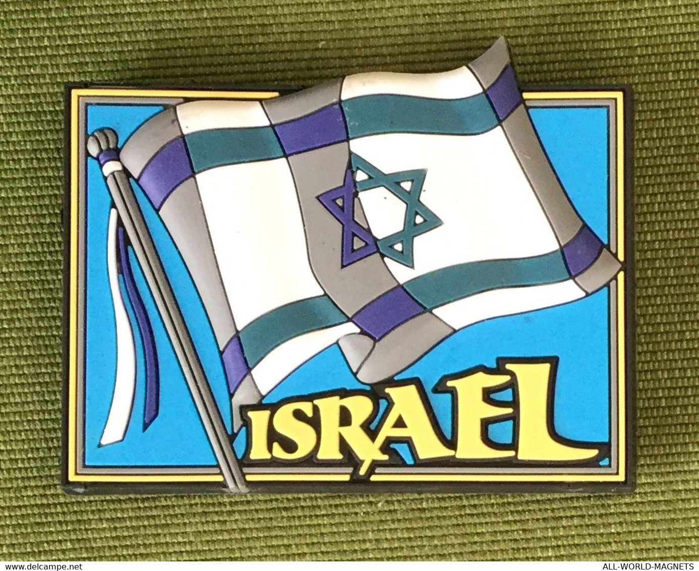 Israeli Flag Souvenir 3D Fridge Magnet, Israel - Tourism