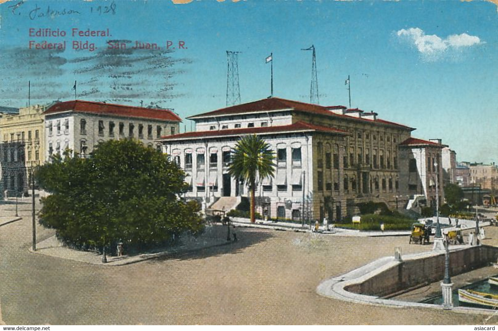 Puerto Rico Edificio Federal San Juan Used Condado Vanderbilt Hotel To Yonkers NY. American Colony - Puerto Rico